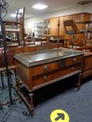 An Edwardian mahogany dressing table