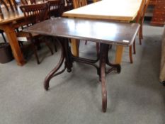 A bentwood style cafe table
