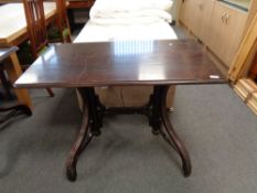 A bentwood style cafe table