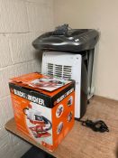 A Black and Decker wall paper stripper, Bio energiser foot massager,