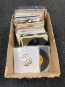 A box of a quantity of 45 singles including Aretha Franklin etc
