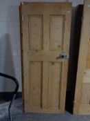 Three pine interior panel doors