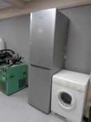 A Beko fridge freezer (silver)