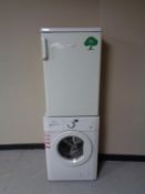 An Electrolux fridge together with a Gorenje washing machine (continental wiring)