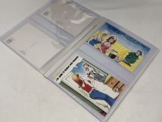 A collection of humourous postcards