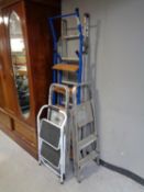 Five pairs of assorted steps