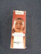 A boxed Gainsbrough coinsure thermostatic mixer shower