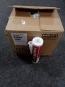 Two boxes of Hilti firestop sealant