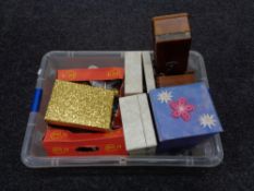 A box of costume jewellery,