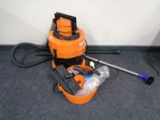 A vax carpet cleaner with accessories