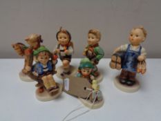 Six Goebel figures - Boots,