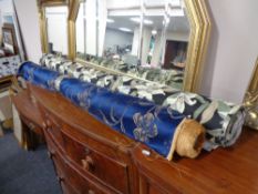 Two rolls of material