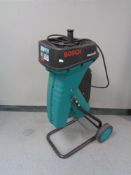 A Bosch AXT 1600 Hp garden chipper shredder