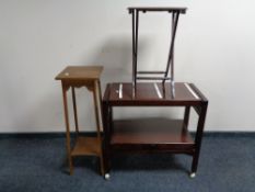 An Edwardian plant stand,