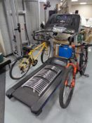 A life fitness electric treadmill - Tested and currently not working - Sold with fault.