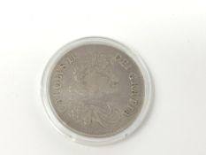 A Charles II crown 1672