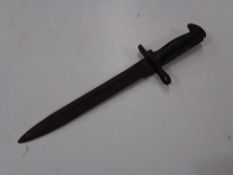 A WW II American bayonet