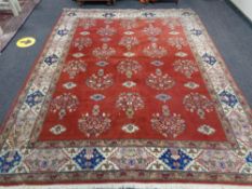 A Persian carpet,