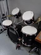 An Impact drum company drum kit and Vic Firth drum mutes