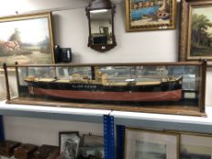 An exceptional model of the S.S. Alice Marie, built by S. P.