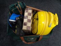 An Antler holdall, quantity of hand bags,