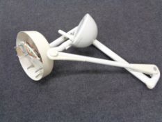 A medical examination lamp on arm