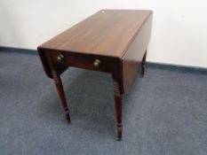 A Victorian mahogany Pembroke table