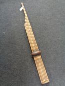 A bamboo pipe musical instrument