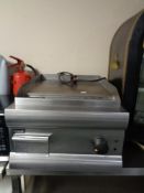 A Lincat stainless steel griddle