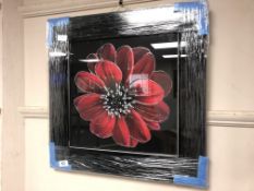 A contemporary red flower picture