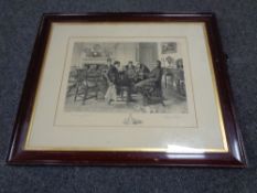 An early twentieth century mahogany framed W.