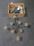 A box of iron candle holder,