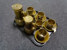 A tray of twenty one piece Beswick coffee set