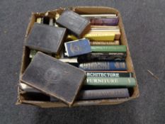 A box of hardback books - World architecture, paintings,