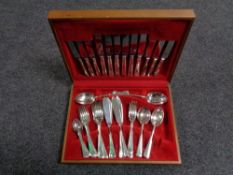 A canteen of plated cutlery