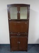 A 1950's kitchen cabinet