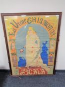 An original Parisian Art Nouveau post for 