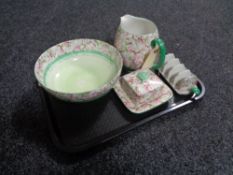 A tray of Shelley floral chintz Maytime china