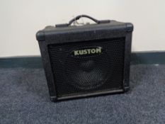 A Kustom KBA 10 mini guitar amplifier