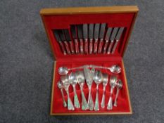 A canteen of plated cutlery