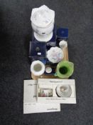 A tray of Burleigh ware hand painted jug,