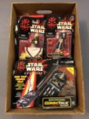 A box of Hasbro Star Wars Episode I The Phantom Menace boxed collector's figures.