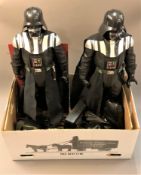 Two large Star Wars Darth Vader figures, one in original packaging, other Darth Vader collectables,