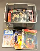 A collection of Star Wars ephemera including Star Wars Episode I scrap book,