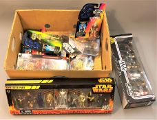 A collection of boxed Star Wars figures : Star Wars Episode III Revenge of the Sith collector pack,