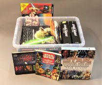 A collection of Star Wars related ephemera including a collection of annuals, Star Wars data files,