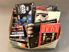 A collection of Star Wars books, Star Wars Ultimate Guide, Illustrated screen plays,