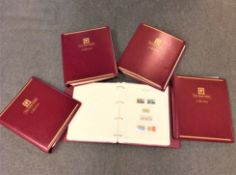 Five albums of Westminster Collection commemorative stamps (5)