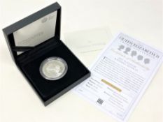 The Royal Mint - 2017 Platinum silver wedding silver £5 crown, 28.28g.