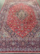 A fine Kashan carpet, Central Iran,